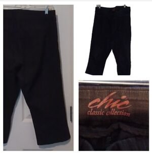 💙🐾Black Cropped Pants